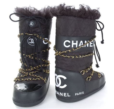 chanel moon boots|chanel mademoiselle shoes.